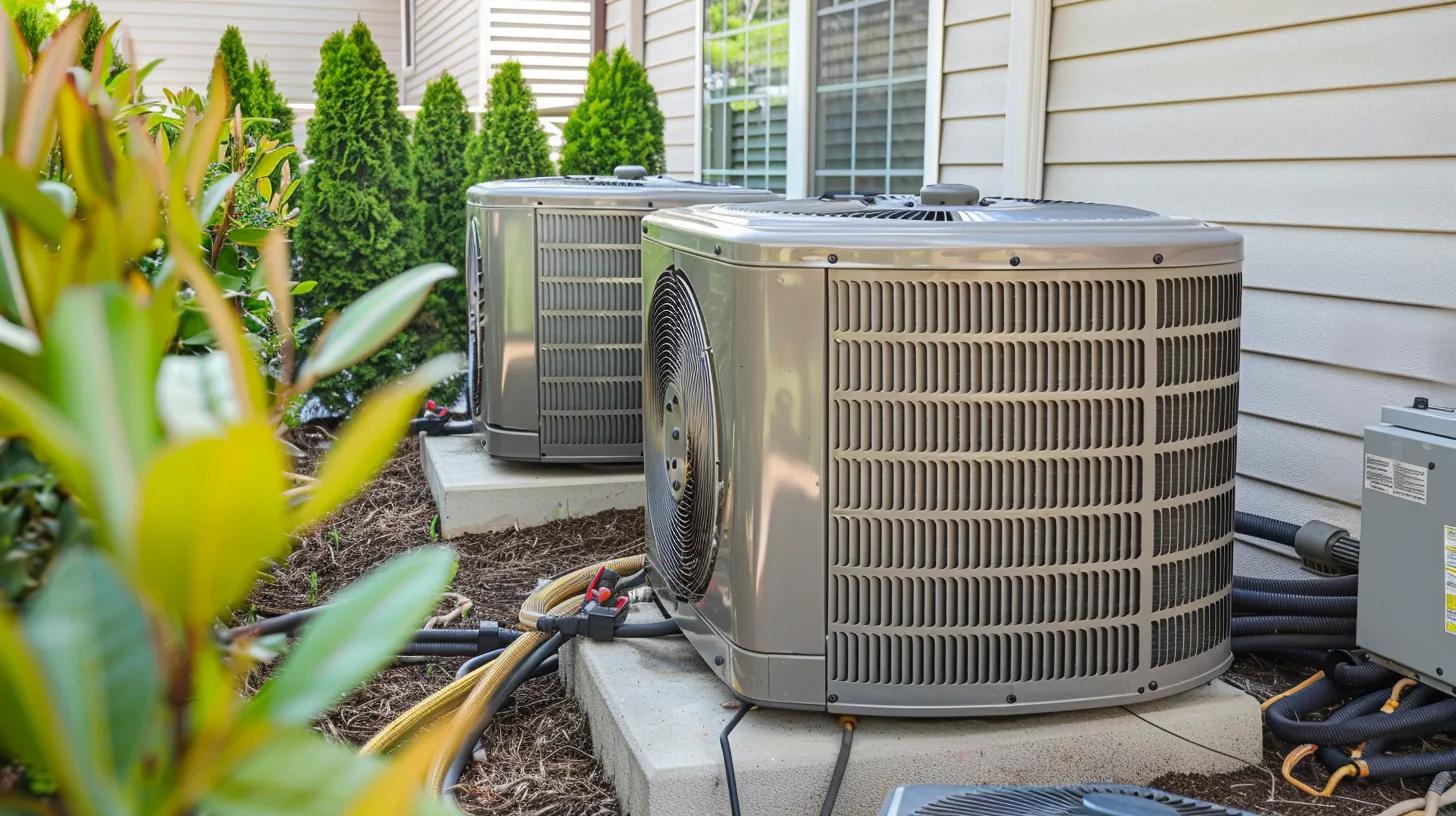 a local contractor fixing an ac unit