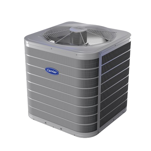 Carrier heat pump for regular Heat Pump Maintenance. Ensures efficient heating and cooling. | Accurate Air