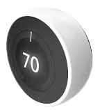 Smart thermostat displaying 70 degrees. Ensure optimal temperature with professional Heating Repair for your home | Accurate Air