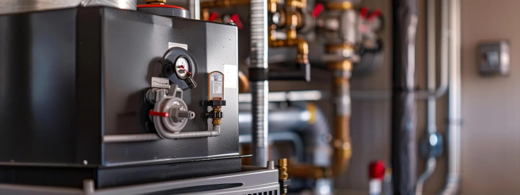 close up image of a furnace in a scottsdale set up